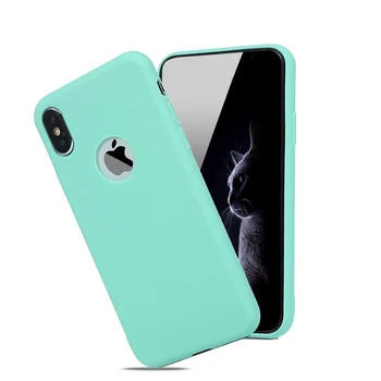 Luksuslik Pehme Silikoon Candy Puding Kate iPhone X-Xr, Xs 12 mini 11 Pro Max 6 7 8 Plus SE 2020 Juhul Geel Telefon Protector juhul