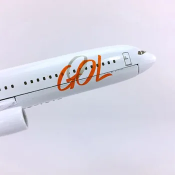 Luksus 1/400 Skaala Boeing B737-800 16CM Brasiilia GOL airlines lennuk mudel mänguasjad õhusõiduki diecast plastikust sulamist lennuk kingitused lastele
