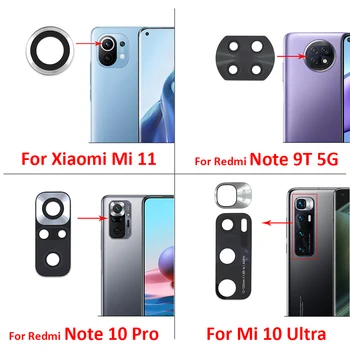 20PCS, Tagasi Kaamera Klaasist Objektiiv Xiaomi Mi 10 Ultra 10T 11 9 8 Mi9 Se Lite Mi10 ProRedmi Märkus 10Pro 9T 5G Liimiga Kleebis
