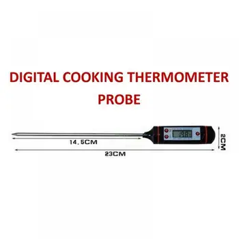 Liha Termomeeter Köök Digitaalne Toidu Keetmiseks Probe Elektroonilise Bbq Cooking Tööriistad Temperatuur Meetri Näidik Tööriist