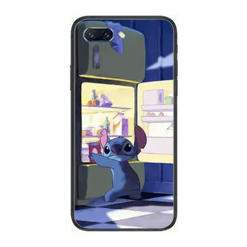 Stitch selge Telefoni Puhul Huawei Honor 10 9 8 7 N Pro Lite A K RU Must Etui Coque Hoesjes koomiline mood