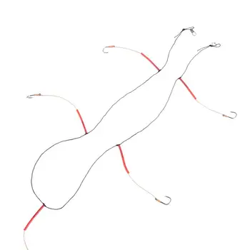 2TK String Konksu Komplekt String Konks Line Komplekti, 5 Väikesed Konksud merekalapüügi Kiire, Mugav Riputamiseks Sööt