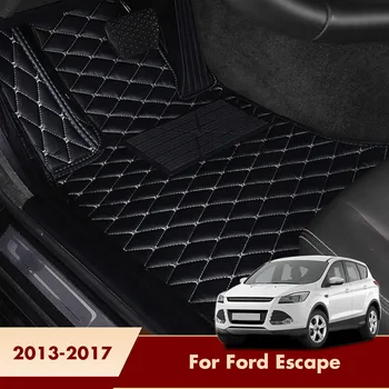 Custom Auto Põrandamatid Ford Escape 2017 2016 2013 Veekindel Salongi Vaibad Tarvikud Suu Padjad Kuuluvad Vaibad