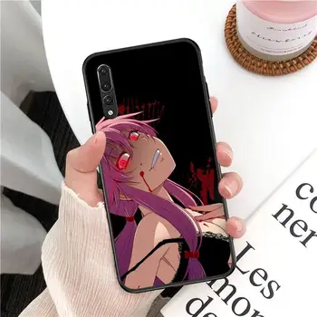 Yinuoda Anime Mirai Nikki Tulevikus Päevik Telefoni puhul huawei P 8 9 10 20 30 40 pro lite P9 lite 2019