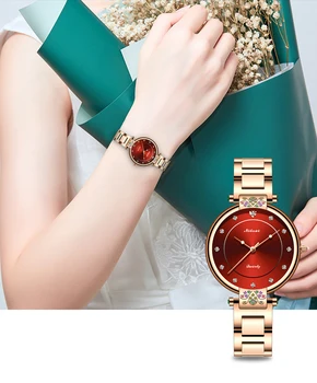 NIBOSI 2021 Naiste Kellad Mood Daamid Quartz Watch Käevõru Roheline Punane Sakura Pink Dial Lihtne Roosa Kuld Rihma Reloj Mujer