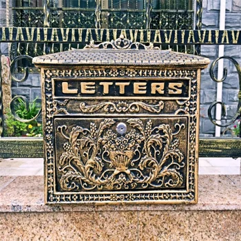 Väljas Postkasti Euroopa Tüüpi Väljas Veekindel Antirust Alumiinium Villa Letter Box Retro Postkasti Eriala