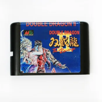 Double Dragon II 16 bit MD Mäng Kaardi Jaoks Sega Mega Drive Jaoks SEGA Genesis