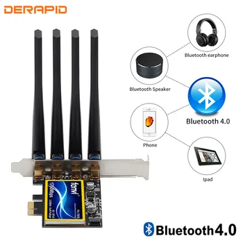 Fenvi 1750Mbps 2.4 G/5G Dual Band Wireless WiFi Adapter, Bluetooth 4.0 Kaardi 802.11 ac Tasuta Driver For Mac OS/Desktop Hakintosh