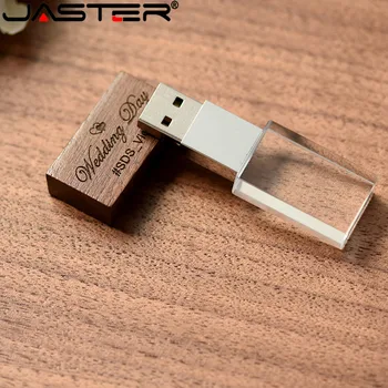 JASTER Pendrive USB 2.0-Memory-Stick Usb-Flash-Drive-High-Speed 8GB 64GB 128GB puidust Crystal Väline Ladustamine Peugeot U-Disk