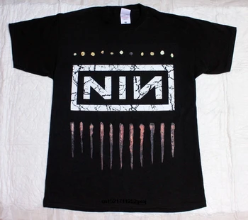 Meeste T-Särk Nine Inch Nails Nin Logo Rock Uus Must Suvi Pehme T-Särk Uudsus Tshirt Naised