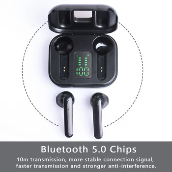 JIMARTI S88 TWS Wireless touch 5.0 Bluetooth Peakomplekt HIFI helikvaliteet LED digitaalne näidik mängude earbuds kõrvaklapid
