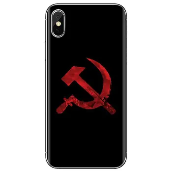 Nõukogude Liidus NSV liidu Lipu all Pehme Katte Jaoks iPhone ja iPod Touch 11 12 Pro 4 4S, 5 5S SE 5C 6 6S 7 8 X-XR, XS Pluss Max 2020