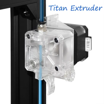 Läbipaistev Titan Ekstruuderis Täis Komplekt koos NEMA17 Stepper Mootor 3D Printer nii Direct Drive lühimaa-ja Bowden Eemalt