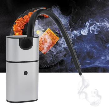 Toiduainete Külm Suitsu Generator Portable Molekuli Köök Suitsetamine Gun Liha Põletada Smokehouse Keetmine BBQ Grill Suitsetaja, Puit