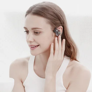 Aminy U - kaks tws traadita Bluetooth-peakomplekti dual kõrva sport bass 5.0 muusika universaalne müra tühistamises kõrvaklapid hifi dj earbuds