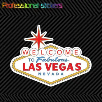 Welcome To Fabulous Las Vegas Märki Kleebis Surevad Lõigatud Vinüül Nevada Nv Märk Kleepsud Auto Aknad, Sülearvutid, Mobiiltelefonid