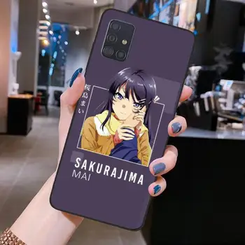Sakurajima Mai Anime Telefon Case For Samsung Galaxy S21 Plus Ultra S20 FE M11 S8 S9 plus S10 5G lite 2020