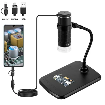 1000X 3 IN 1 USB Digital Microscope HD 1080P Video Mikroskoobi 8-Reguleeritav LED Toetuse Liik-C Android PC PCB Kontroll