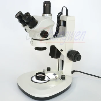 FYSCOPE 7X-50X Mikroskoobi Tabel Hammas Seista jäme/peen fookustamistoe 3,5 X-100X Trinocular Mikroskoobi