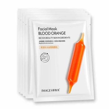 5tk Vere Oranž Mask Sisuliselt Värske Niisutav Täiendada Toitev Niisutav Õli Kontrolli Nikotiinamiid Naha Hooldus
