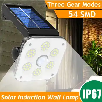 3 transpordiliikide LED Päikese Valgus PIR Liikumisandur Avastamise Seina Lamp energiasäästlik Solar Lamp on Veekindel Väljas sisevalgustus