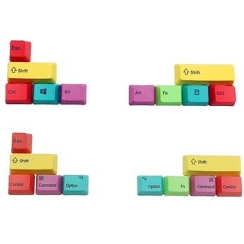 Mac/WIN Mehaaniline Klaviatuur Keycaps OEM Profiili PBT CMYK Töötlejate 10 Võti Keycap Q81E