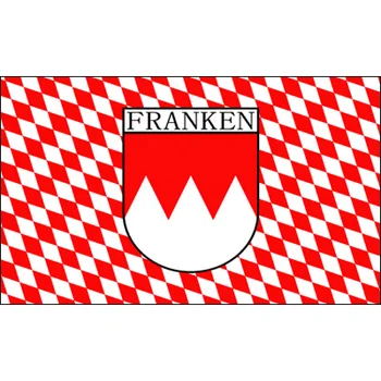 90x150 CM Franken Lipu Frangimaa Bavaria Linnaosa Lipp
