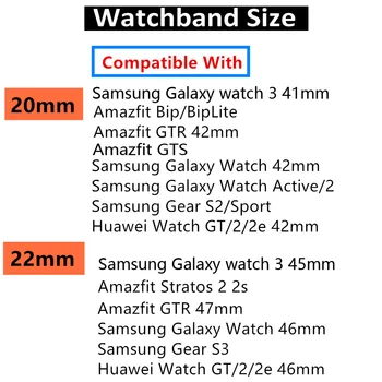 Silikoonist rihm Samsung Galaxy vaata 3/46 mm/42mm/Aktiivne 2 Käik S3 Piiril 20mm/22mm käevõru Huawei wtach GT 2/2e/pro bänd