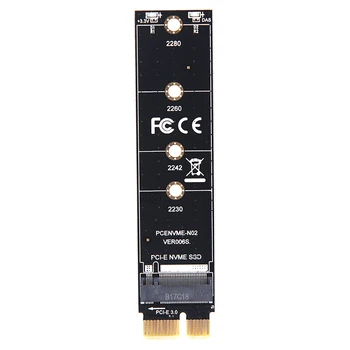 PCIE M2 Adapter NVMe SSD M2 PCIE X1 Tõstja, PCI-E PCI Express M Sisestage Pistik Toetab 2230 2242 2260 2280 M. 2 SSD Full Speed
