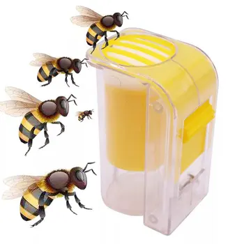 Plastikust Queen Bee Sm Ulatas Pudeli Queen Bee Püüdja Puuri Kolb -, Plüüš-Mesinik Vahend, Mesindus Aed Supplie Vahend, Kollane