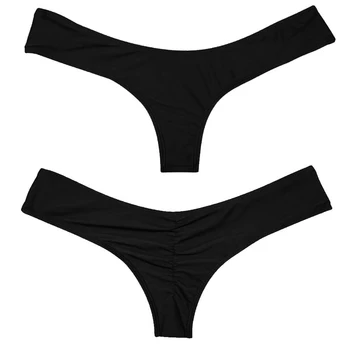 Äsja Naiste Bikini Bottom Pool Sidemed Püksikud Brasiilia Thong Supelrõivad Ujumistrikoo Aluspüksid, Püksikud Ujumistrikoo Klassikaline Lõigatud Põhjad BN99