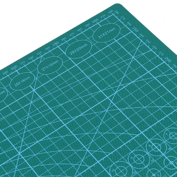 A3 Grid Lines Cutting Mat Käsitöö Skaalal Plaat Kaardi Segast DIY Raamatu Juhatuse Tööriist