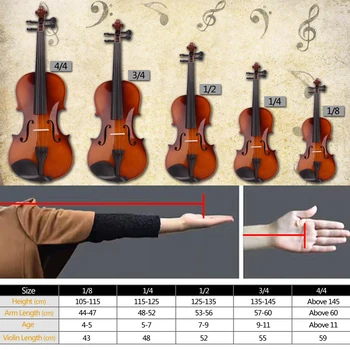 Kvaliteetsest Täispuidust Käsitööna 4/4 Akustiline Viiul Juhul Vibu Kampol Professionaalne Muusikaline Instrument