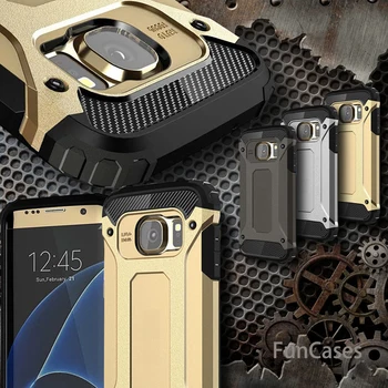 Luksus Karm Vastupidav Armor Telefon Case For Samsung Galaxy S10 S8 S9 Plus S10e S5 S6 S7 Äär Hybrid PC-Põrutuskindel Kate