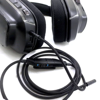 2021 Uus 3,5 mm Kõrvaklappide Kaabel Inline Kontrolli G633 G933 Gaming Headset Kõrvaklapid