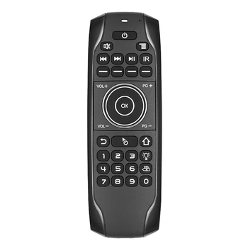 Bluetooth-5.0 Mini Klaviatuuri G7BTS Güroskoop Taustavalgustusega IR Õppe Õhu Hiirt, Kaugjuhtimispult Smart TV Box Sülearvuti, Tahvelarvuti