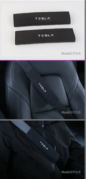 Car Styling Auto Turvavöö Kate Õla Pad Tesla Mudelid 3 X Y S 2020 2021 Õlarihm Tarvikud Interjöör