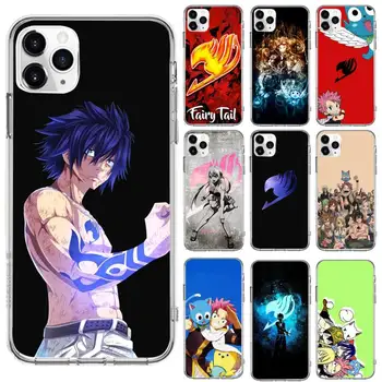 Manga Muinasjuttude Telefoni Juhul Läbipaistvad iPhone 6 7 8 11 12 s mini pro X XS XR MAX Plus kate funda kest