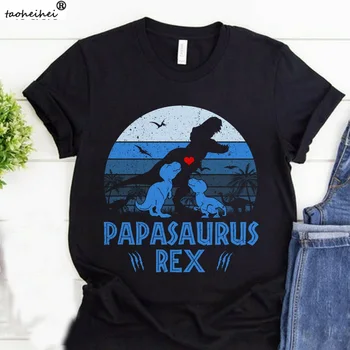 Papasaurus Rex Särk Isa Isa Dinosaurus T-rex Tee isadepäev Unisex S-3XL