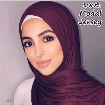 Z1 220g Kõrge kvaliteediga modaal puuvillane Jersey salli hijab pikk sall, sallid naistele wrap peapael 180*80cm