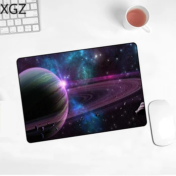 XGZ Mängu Mängija Hiirega Tabelis Matt Arvuti Klaviatuuri 22x18cm PC Kaunis Planeet tähistaeva Mouse Pad väike Kummist Jalamatid