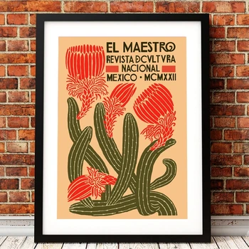Mehhiko Seina Art El Maestro Vintage Seina Art Plakat ja Trükib Õli Lõuendil Maali Seina Art Pilt elutuba raamita