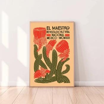 Mehhiko Seina Art El Maestro Vintage Seina Art Plakat ja Trükib Õli Lõuendil Maali Seina Art Pilt elutuba raamita