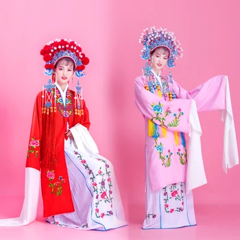 Naine Huadan Pekingi Ooper Riideid Uus Aasta Staadiumis Täitmiseks Ülikond, Traditsiooniline Hiina Pekingi Ooperi Dramaturgic Kostüüm