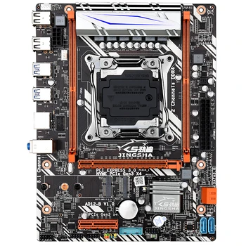 JINGSHA X99 D4 Placa baasi con Xeon E5 4620 V3 LGA2011-3 CPU 2 tk * 8GB = 16GB 2400MHz DDR4 ECC REG de memoria M. 2 SSD SATA3