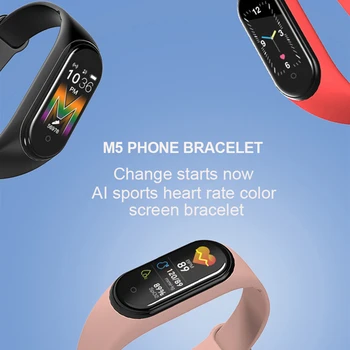 M5 Smart Bänd Käevõru IP67, Veekindel Smarthwatch vererõhk Fitness Tracker Smartband Fitness Wristbands