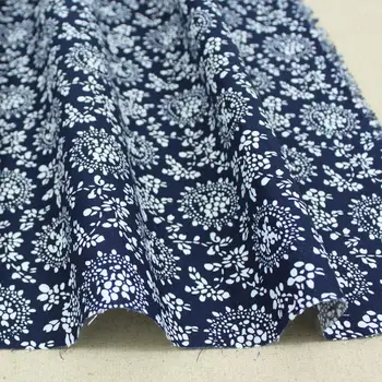 Etnilise sinine lill riie puuvillane õmblusniit laudlina padi seelik kardina kangast film set paks plaan riide materjal, käsitöö