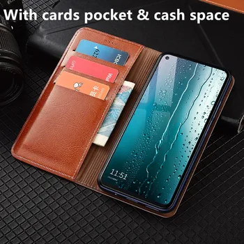 Luksus naturaalsest nahast rahakott telefoni puhul kaardi valdaja kabuur jaoks OnePlus 9 Pro flip case for OnePlus 9 telefoni kott magnet coque