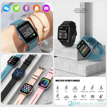 P8 Pluss Smart Watch 2021 Naised Mehed Smartwatch Fitness Tracker Südame Löögisageduse Monitor Sport Veekindlad Käekellad Android ja IOS