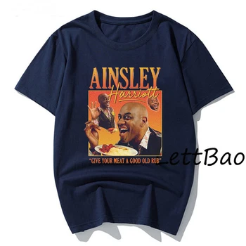 Ainsley Harriott Meeste T-Särk Vabaaja Grunge Tee Graafiline Street Style Kanda Lahe Mood Naljakas Särk Paaride t-särk